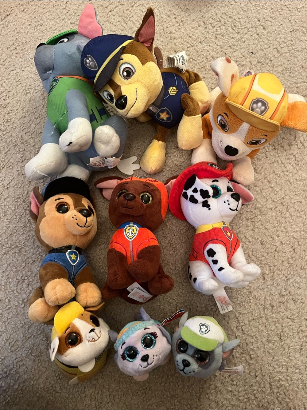 Paw patrol stuffed animals